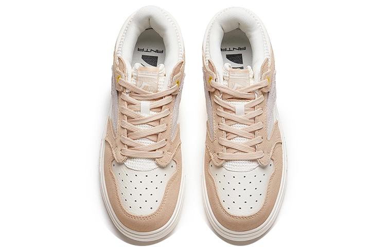 Women's Sneakers Anta Street Naughty Slip Resistant Cushioning Low top Skateboard Shoes Women's Dusty Pink