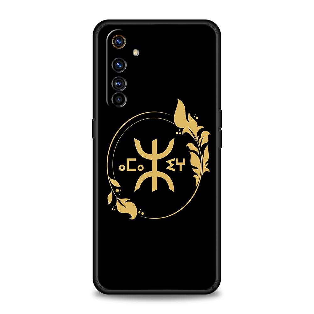 Чехол для телефона для Realme 12 11 10 9 8 5G 7 6 GT5 GT3 GT2 Pro Plus C21 C11 C25 C35 для GT Neo 2 3 3T 5 Чехол флаг амазигов