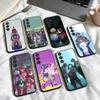 Чехол для телефона Anime M-Milky S-Subway для Samsung Galaxy A73, A72, A71, A70, A53, A52, A51, Других Мягкий черный корпус