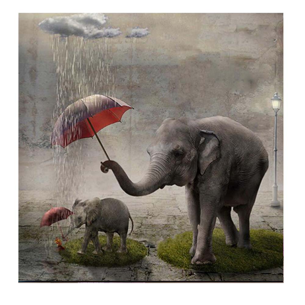 Настенная наклейка 5D алмазная живопись полный алмаз Флора и фауна круглая алмазная мозаика узор Diy ручная работа украшение дома живопись