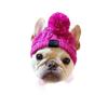 New Cat Autumn and Winter Warm and Windproof Dog, Pom-pball French Bulldog Hat, Pet Cat Head Cover Supplies