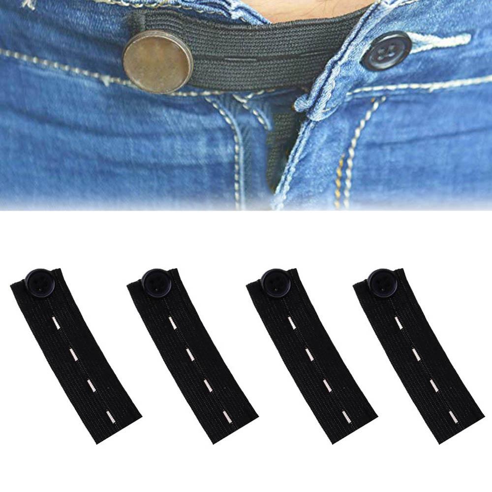 Elastic Waist Extenders Adjustable Waistband Expander For Men And Women Jeans Pants Button Extender Diy Garment Accessories
