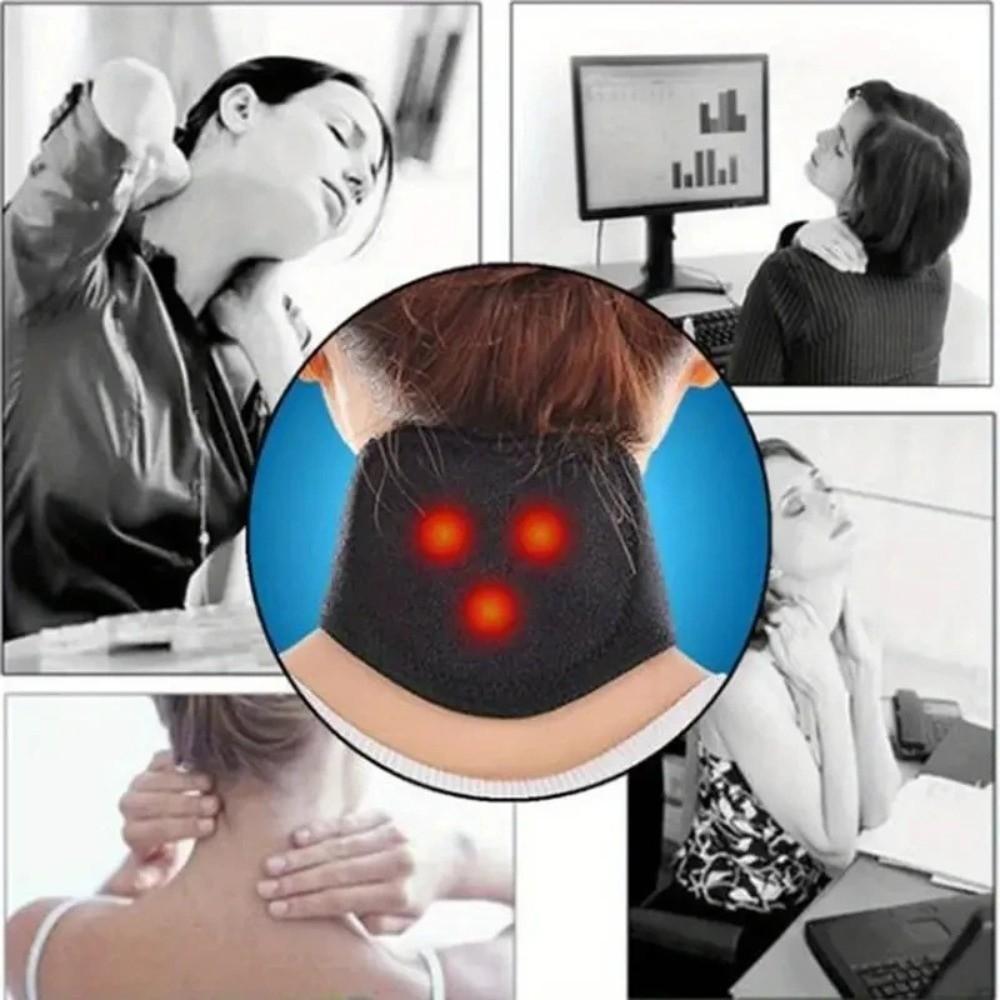 Soft Self-Heating Neck Brace Portable Heat Therapy Brace  Home Therapy Tingling Relief