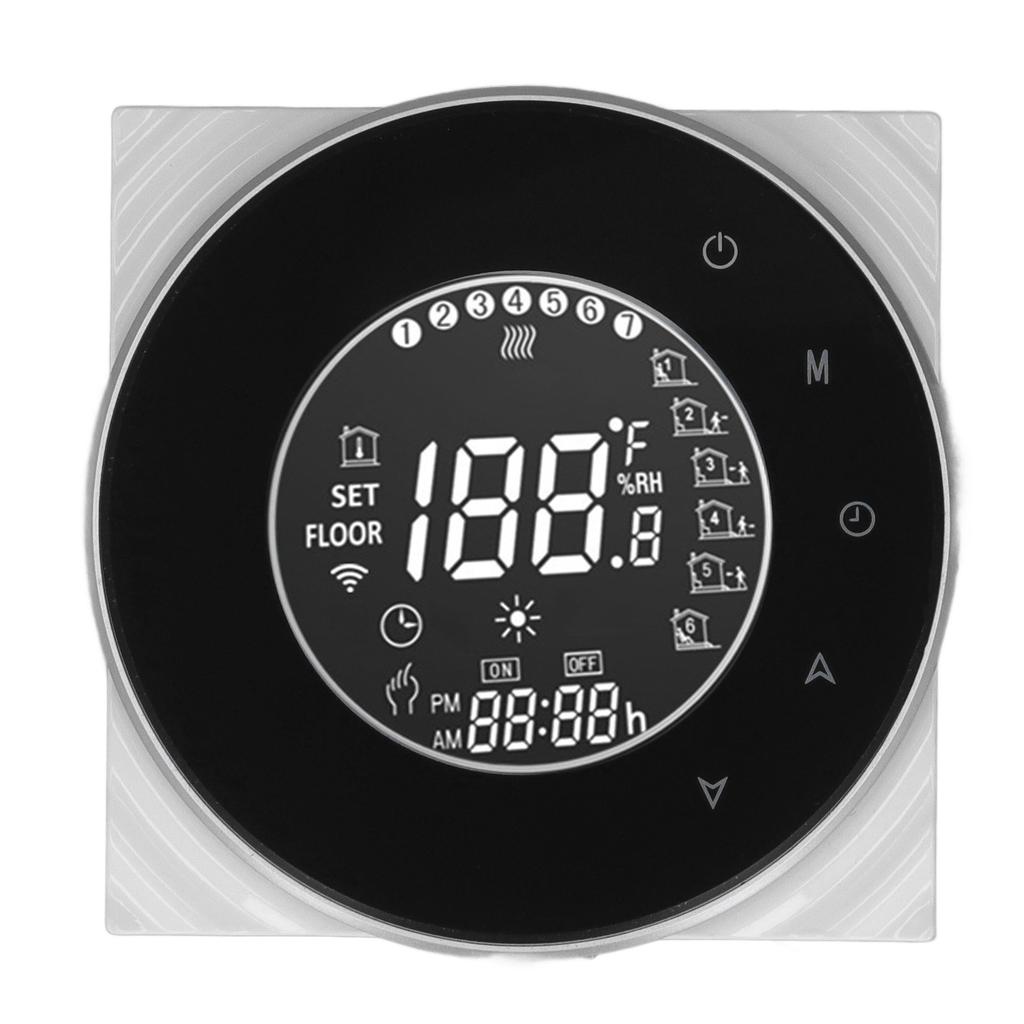 Smart Floor Heat Thermostat Voice Phone Control LCD Touch Screen WiFi Thermostat for Electric
