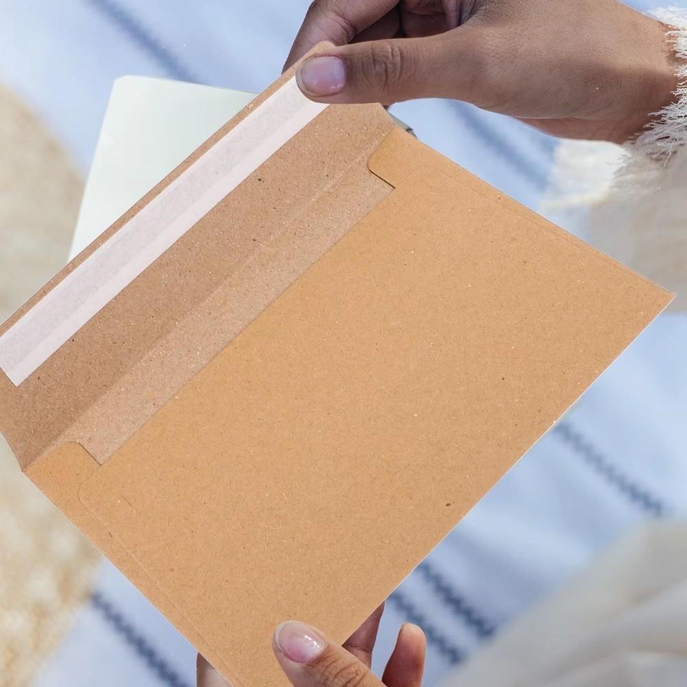 20pcs Sealing Pe Kraft Envelopes Blank Greeting Card For Wedding Party Invitation