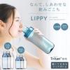 OSK LIPPY Water Clear Made in Easy to with Handle and Room Temperature BC-1000 Bottle, 1000ml, Gray, Japan, Clean, Gasket, Lightweight,