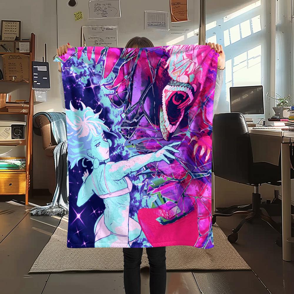 Bold Party  Print Flannel Blanket, High quality Comfortable for All Seasons, Home Decor, Warmth and Comfort