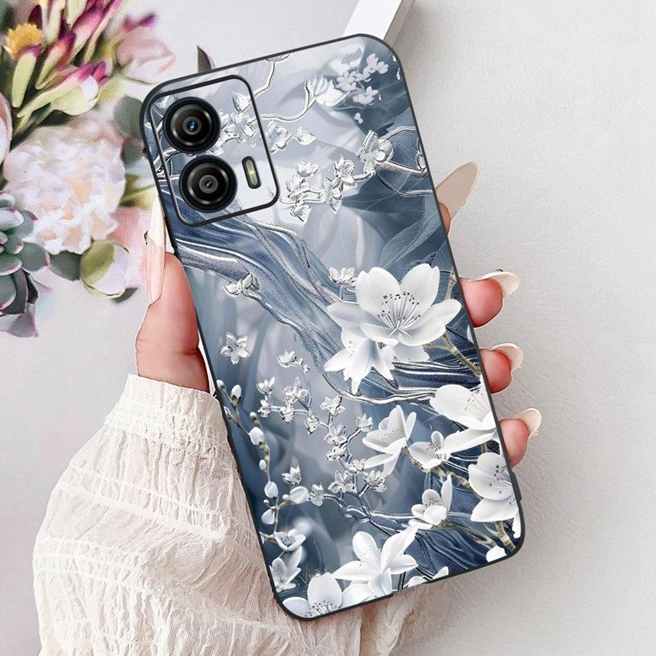 Cute Painting Phone Case For Motorola Moto G53 G73 Soft Silicone TPU Back Cover For MOTO G53 G73 5G Cases Bumpers