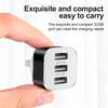  3-портовый портативный USB-удлинитель, разветвитель портов USB2.0, только зарядка