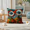 Сюрреалистическое Произведение Сальвадора Дали Наволочка Шёлковая Элегантный Комфорт Диван-Кровать Невидимая Молния