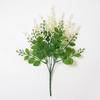Decoration Artificial Plant Simulation Office Crafts Plastic 5 Stems Home Decor