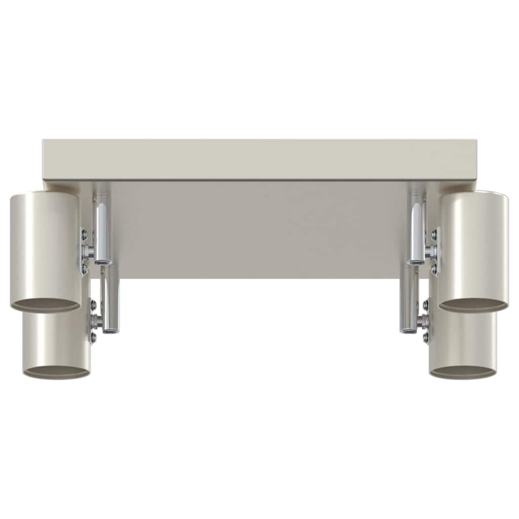 Ceiling Spotlight with Spotlights Nickel 26.5 x 26 x 11.5 cm Metal