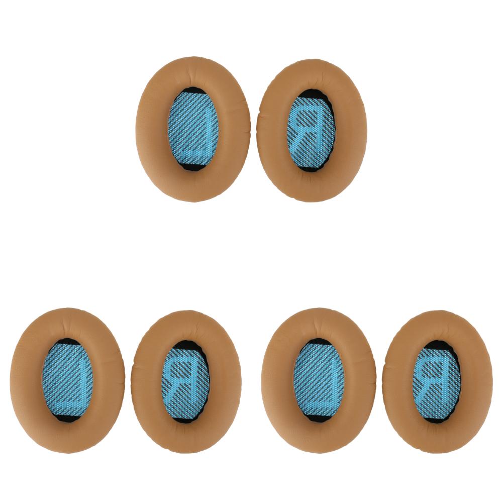 Мягкие пенопластовые амбушюры для наушников Bose QuietComfort QC35 (Хаки+Синий)