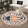 Shakhtar Donetsk Crest Design Round Rug for Livingroom,Bedroom, Palyroom, Chair Rug, Area rug, Circle Carpet, Fan Christmas gift