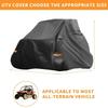UTV Cover for Polaris RZR Trail Sport/Ultimate Waterproof Side by Side Cover Outdoor Protection 210D-PU 245*50*140cm