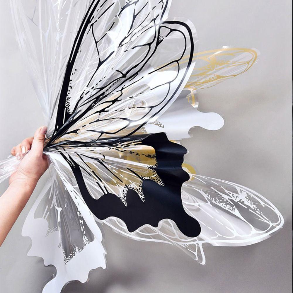 Многофункциональный пакет для одного букета Прозрачный пакет для упаковки цветов для 20 наборов Свадьбы