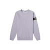 Solid Color Crew Neck Long Sleeve Pullover Sweatshirt Men Sweatshirt Lilac 791562420-V0047