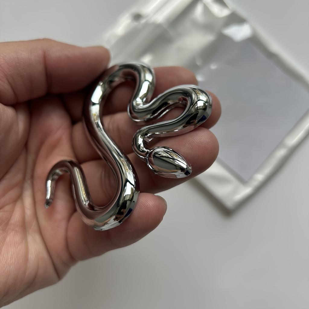 3D Metal Snake Emblem Sticker for Car Trunk, Tailgate, Side Body Decoration - Durable Automotive Exterior Accessory, Trunk Sticker,