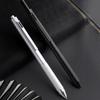 4 In 1 Multi-Function Metal Gravity Sensing Pen 0.7mm 3 Color Ballpoint 0.5mm Mechanical Pencil Metal Multifunction Pen