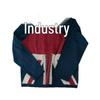 Жаккардовый вязаный свитер с британским флагом Union Jack - Мужская и женская осенне-зимняя коллекция.