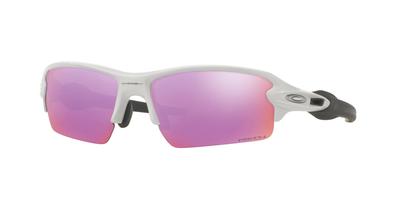 Солнцезащитные очки Полированные Белые Гольф US 61 Спортивные [Oakley] Мужские Матовые/Prizm (БЕСПЛАТНЫЙ размер)