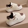 Индивидуализированные белые туфли на платформе женские новые осенние популярные инс в 2025 трендовые универсальные нишевые спортивные и повседневные кеды