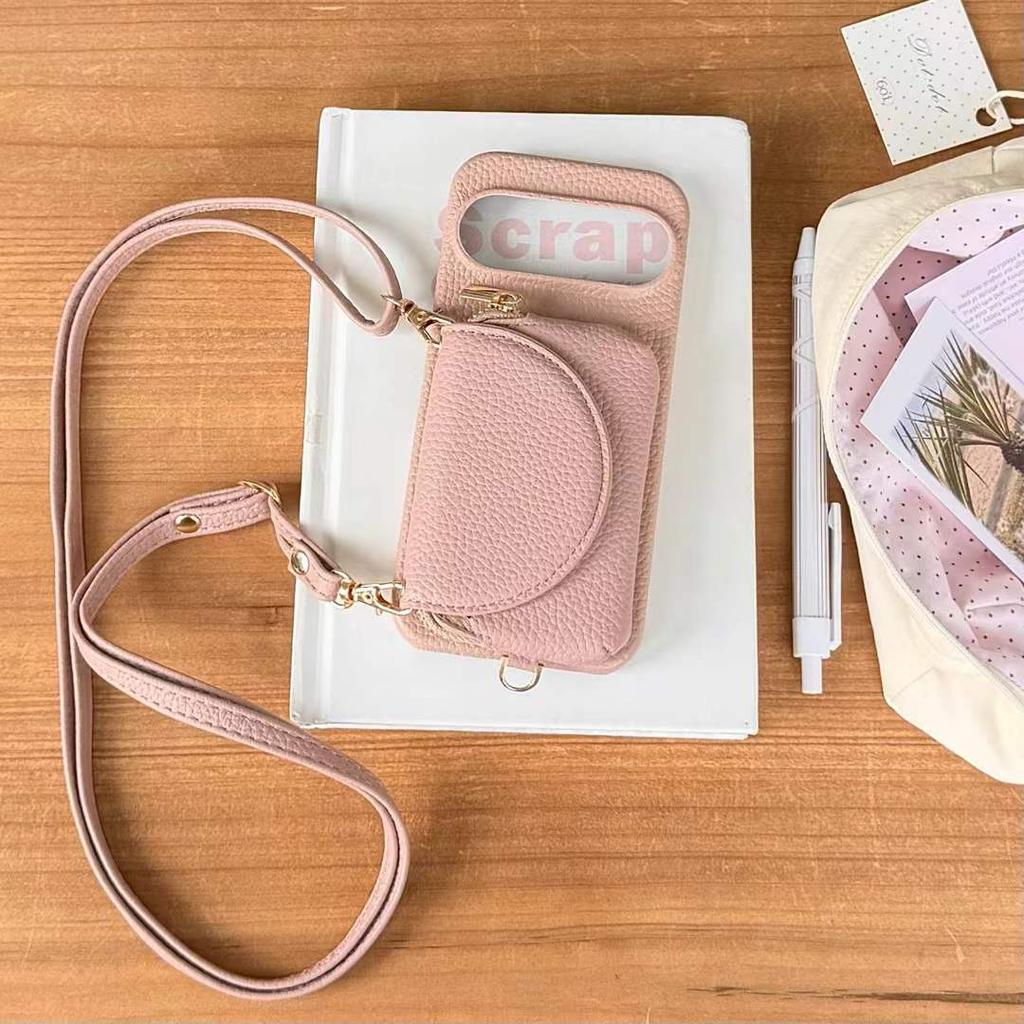 New Fashion Wallet Card Bag for Google Pixel 10A Necklace Strap Holder Shockproof Mobile Phone Case for Google Pixel 10Pro