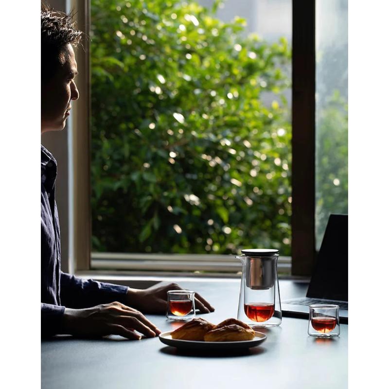 Teapot Magnetic One-Touch Tea And Water Separation Press-type Teapot Lazy Tea Maker Household Teapot