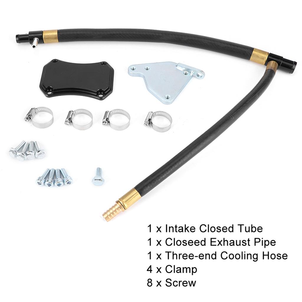 EGR Valve Cooler Delete Kit Fit for Duramax 2011?2015 6.6L LML Diessl