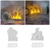 Crafting Silicone Molds Silicone Candle Holder Mold Halloween Theme Candle Base Mould Craft Moulds Suitable for Craft
