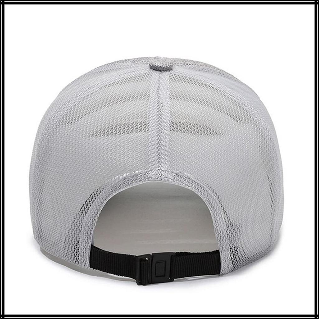 Кепка сетчатая с логотипом, с длинным козырьком, спортивная, для бега, для улицы, мужская, женская, CA580 [Белый Клык] (Светло-серый)