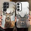 Чехол для телефона с рисунком оленя для Samsung Galaxy S25 S20 FE S23Ultra S24 Ultra A36 S25Ultra A16 S23 A26 A56 Мягкий чехол Capa