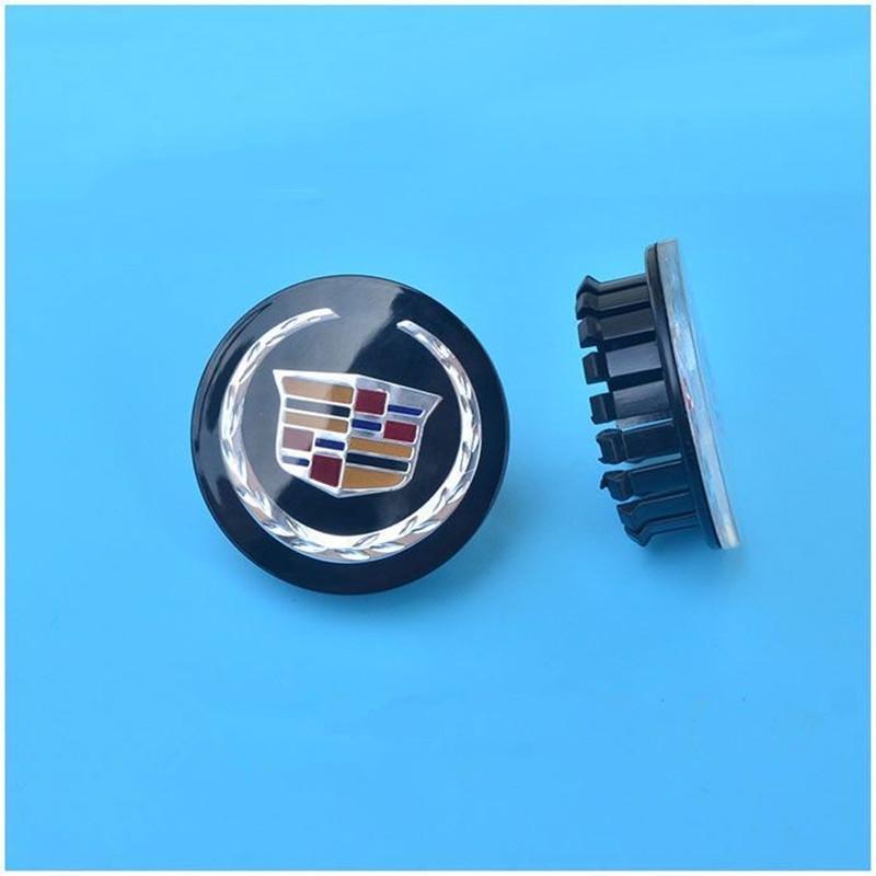 4pcs 66mm Acrylic Car Wheel Center Hub Caps Cover for Cadillac BLS CT4 CT6 CTS SLR SLS SRX XT4 XT5 XT6 XTS Escalade Deville DTS