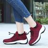 New Large Size High Elastic Flying Woven Breathable Shoes Trendy Fashion Lightweight Socks Sports Women's Shoes
