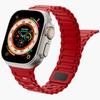 Magnetic Strap for Apple Watch Band Ultra 2 49mm 44mm 40mm 45mm 38mm 41mm 42mm Silicone Bracelet iWatch Series 9 8 7 6 Se bands