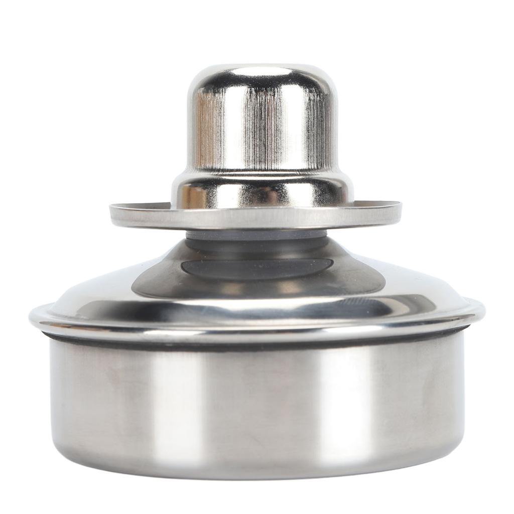 Alcohol Lamp Burner 304 Stainless Steel Explosion Proof Leakproof Metal Alcohol Burner for Laborator