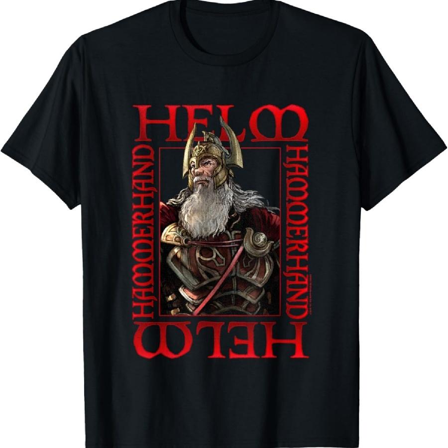 Unisex T-shirt The Lord Of The Rings Unisex-Adults T-Shirt - Black - Small - Short Sleeve - V-Neck - Classic Fit - LOTR-themed T-Shirt - The War of th