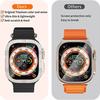 Защитное стекло для Apple Watch Ultra 3 2 1 49 мм Чехол Аксессуары Металлическая крышка Рамка+Закаленное стекло Для iWatch Ultra Кольцо ободка