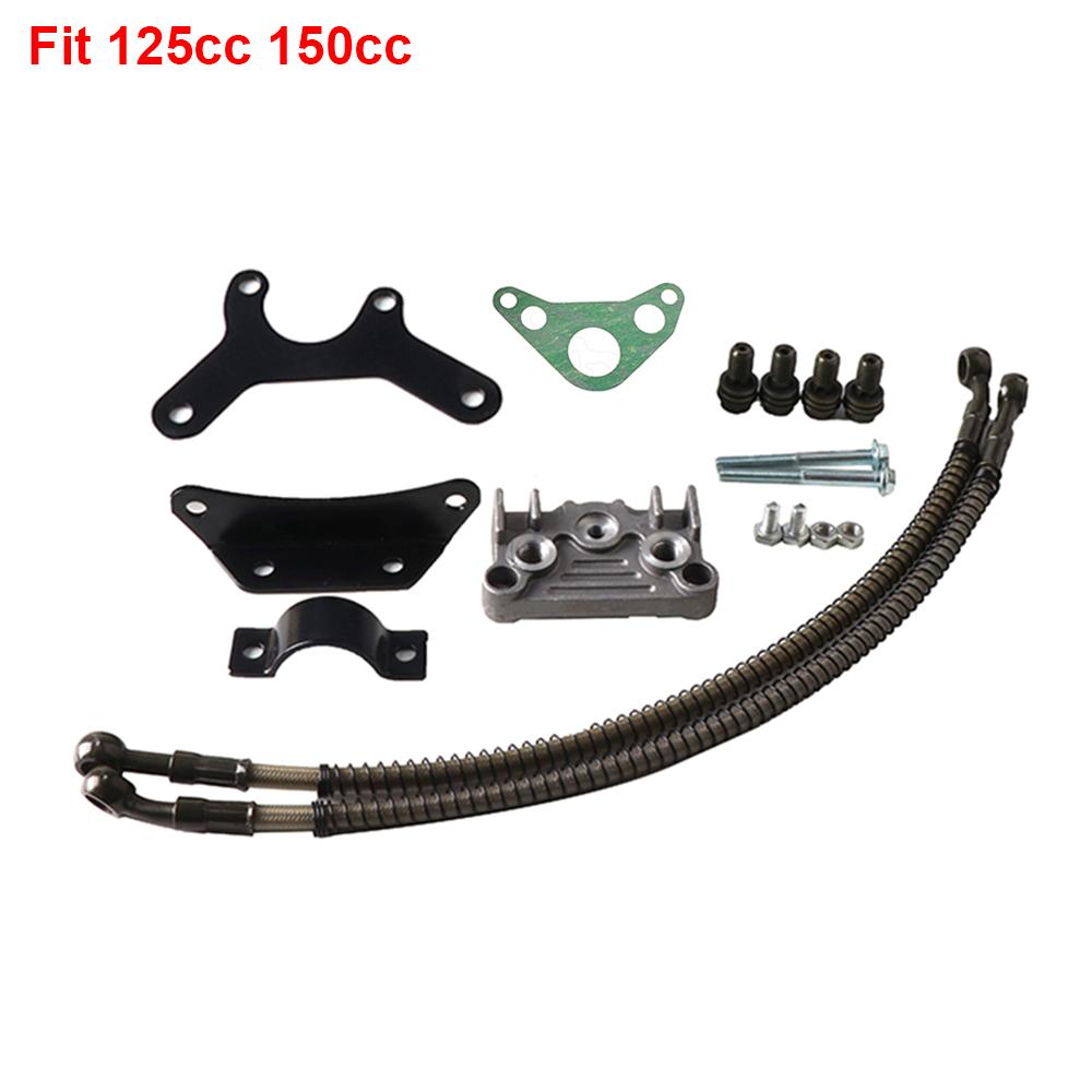 Motorcycle Oil Radiator Cooler Engine Cooling Universal Parts For Honda Monkey Yamaha Kawasaki 50cc-140cc Dirt Pit Bike ATV