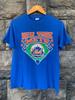 Винтажная футболка New York Mets MLB 80-х годов Королевский синий S-5XL Унисекс