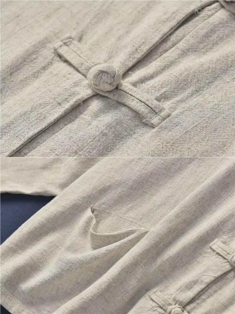 Mori Girl Linen Loose Cardigan: Artistic Batwing Top, Airy Spring & Autumn Women's Button Jacket