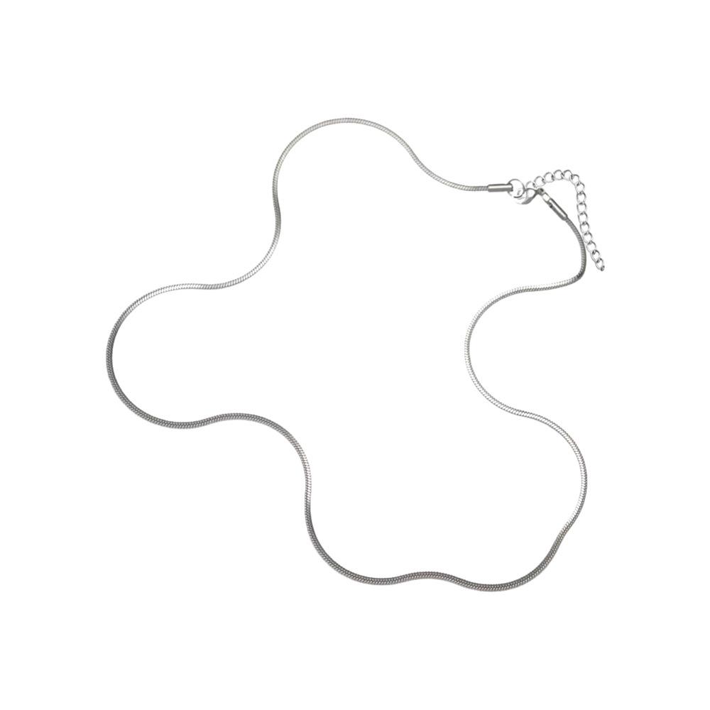 Ожерелье-колье из нержавеющей стали с покрытием из 18-каратного золота, «змеиная кость» - европейский и американский стиль