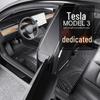 Высокоэластичные нейлоновые коврики TPE для Tesla Model 3 — полноразмерные, одно-/двухслойные.