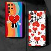 Bad Bunny Heart Soft Phone Case for Samsung Galaxy S26 S25 Edge S24 Ultra S23 Plus S22 S21 FE S20 Black Cover Back Shell