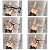 Cat Eye Eyeglasses Frame For Women Black Brand Design Eyewear Anti Blue Light Protection Computer Goggles Fashion Accessory 