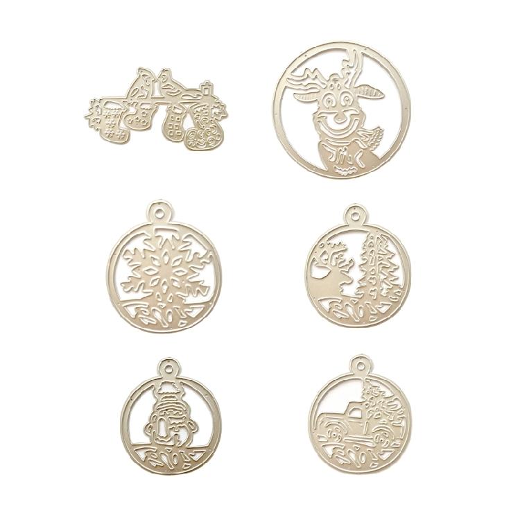 Christmas Themed Cutting Dies Carbon Steel Embossing Die Cut Templates For Scrapbooking Photo Album Planner Decoration