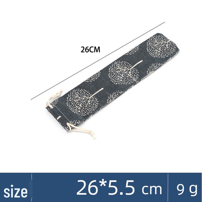 Camphorwood Three-Piece Cutlery Set: Chopsticks, Fork, and Spoon, Solid Wood, Portable and Individual Use.