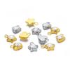20pcs Stainless Steel Heart Zircon Charms Star Beads Jewelry Findings DIY Exquisite Necklace Bracelets Supplies Earrings Making