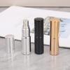10Ml Portable Uv Glass Refillable Perfume Bottle With Aluminum Atomizer Spray Bottles Sample Empty Containers