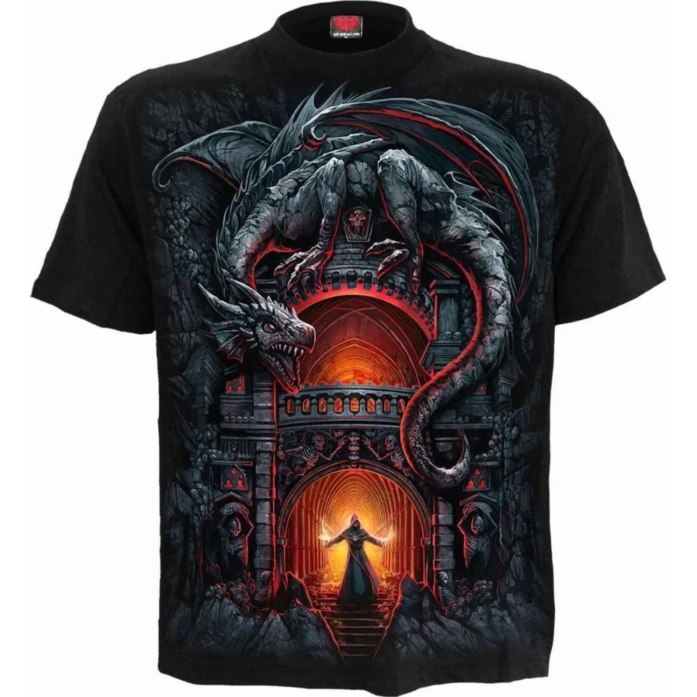 Spiral Direct Unisex Adult Dragon´s Lair Short-Sleeved T-Shirt